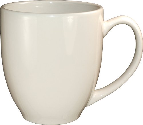 ITI 36-Piece Bistro Coffee Cup, 15-Ounce, American White