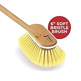 Shurhold 1960 Marine Mate 6 Inch Soft Bristle Brush with 48 Inch Handle