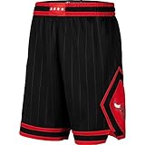 Chicago Bulls NBA Kids Youth 8-20 Statement Edition Black On-Court Swingman Performance Shorts (Size 14-16)