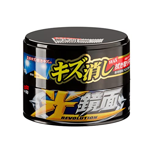 SOFT99 420 Dark and Black New Scratch Clear Wax Mirror Finish, 200 g