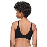 Warner's Women's Easy Does It Allover Smoothing Seamless Longline Bra RM5501A, Black