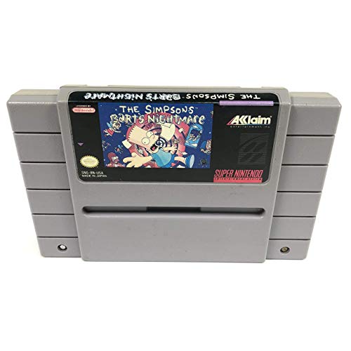 The Simpsons: Bart's Nightmare - Nintendo Super NES (Renewed)