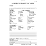 Detailed Driver's Vehicle Inspection Report 25-pk. - Book Format with 31 Sets, 2-Ply Carbonless, 5.5" x 8.5", Meet FMCSR Requirements, J. J. Keller & Associates, Inc.