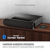 ViewSonic X2000B-4K Ultra Short Throw 4K UHD Laser Projector with 2000 Lumens, Wi-Fi Connectivity, Cinematic Colors, Dolby and DTS Soundtracks Support for Home Theater