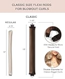 YOSHUYUKI Heatless Hair Curler to Sleep in No Heat Satin Heatless Curls Overnight Rods Curling Set Jumbo Large Foam Sponge Hair Rollers Curlers for Long Short Hair Volume Women Styling Tools Brown