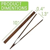 4 Pcs 10-Inch Walnut Wooden Toaster Tongs | Premium Kitchen Tongs for Serving, Cooking, Toast, Fruits, Bread, Pickles, Bacon, and BBQ | Easy-Grip Design, A Durable Alternative to Bamboo