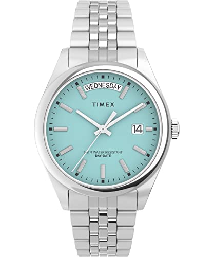 Timex Women's Legacy 36mm Watch - Silver-Tone Bracelet Blue Dial Silver-Tone Case