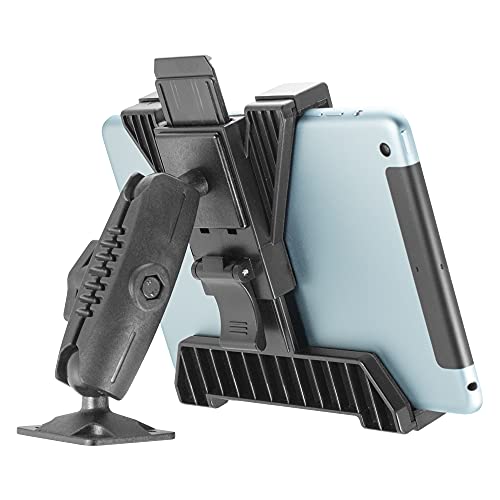 iBOLT TabDock Bizmount AMPs - Heavy Duty Drill Base Mount for All 7" - 10" Tablets- Great for Commercial Vehicles, Trucks, and Wall Mounting- Features 1 inch / 25mm Ball Joint