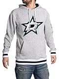 Calhoun NHL Surf & Skate Mens Muskoka Team Striped Premium Pullover Hoodie (Dallas Stars, Large)