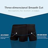 BAMBOO COOL Men's Underwear Boxer Briefs Soft Breathable Performance Underwear for Men 4 Pack (M)