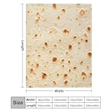 Soft Flannel Blanket,Tortilla Texture Microfiber Plush Fuzzy Cozy Luxury Throw Blanket for Bed,Couch,Sofa,Chair 50"x60"