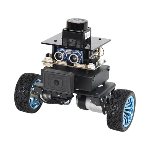 Yahboom MicroROS Robot 2WD Self Balancing ROS2 Two-Wheeled Car SLAM Mapping Navigation STM32,AI Visual Recognition Image Processing(VM Not Support MAC) (Ver Ultimate)