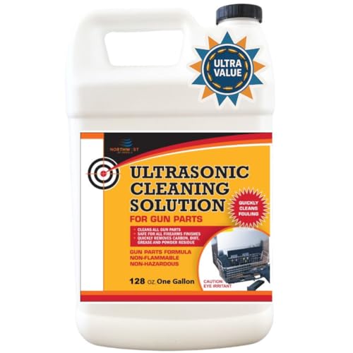 Ultrasonic Gun Cleaner Solution for Gun Parts Cleaning, Concentrate (Gallon((128 Ounces))