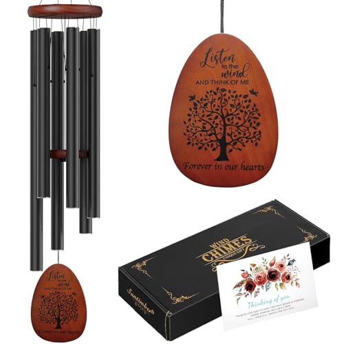 Tree of Life Memorial Wind Chimes for Loss of Loved One, Wind Chimes in Memory of a Loved One, Wind Chimes for Outside, Memorial Gifts & Sympathy Gifts for Bereavement,Condolence,Funeral