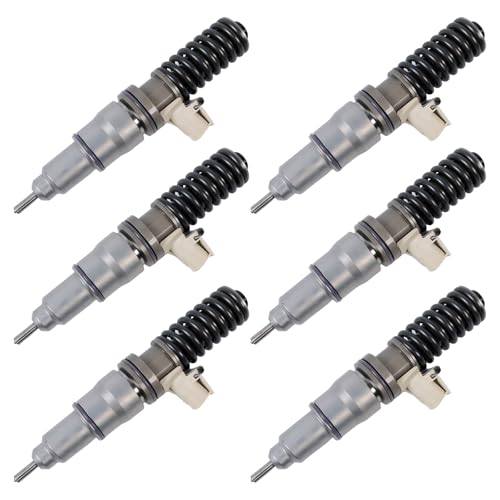 6PCS 22027807 85013718 85013719 Fuel Injector Unit for Volvo D11 D11F D11H MD11 11.0L US13 Mack MP7 MP10 Engine, Volvo VNL T300 T430 T630 T670 4300, Mack Granite CV713 GU433 GU713 GU713