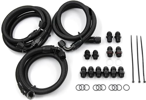 Transmission Cooler Lines Replacement for 01-05 Chevy/GMC 6.6L Duramax Diesel LLY LB7 Transmission Cooler Lines