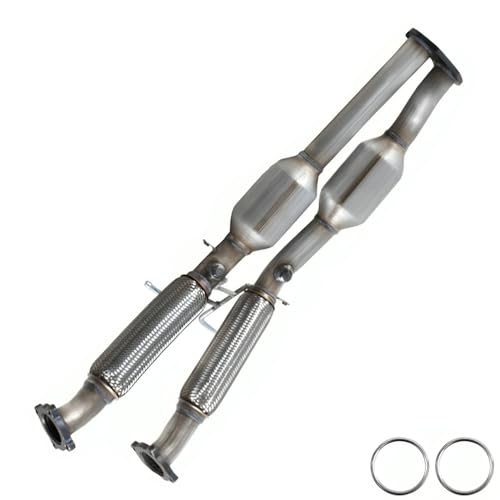 Northeastern Exhaust | Stainless Steel EPA-Approved Catalytic Flex Pipe Compatible for Volvo XC90 2007-2010 3.2L | Free Gaskets Included | Automotive Replacement Part