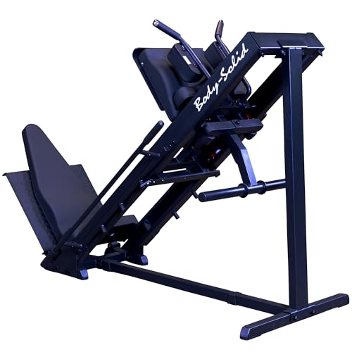Body-Solid Leg Press/Hack Squat Machine (GLPH1100B) Powerful, Comfortable, and Safe for Building an Explosive Lower Body, Home Gym Equipment