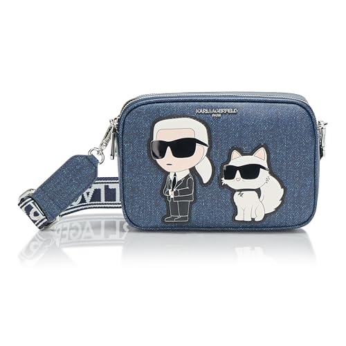 Karl Lagerfeld Paris Maybelle Phone Crossbody, Denim