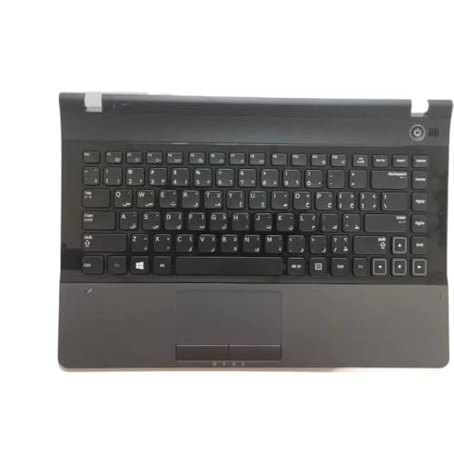 HGHJKZYZ Compatible Laptop Keyboard Compatible with NP300E4A NP300E4X NP300E5A NP300E4C 305E4A 300E4A 3430EA 3431EX(Grey AR)