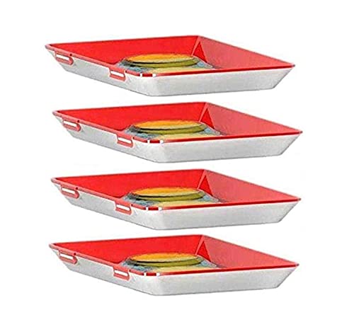 Creative Preservation Tray Food Plastic Preservation Tray,Kitchen Tools Seal Storage Container,Magic Elastic Film Buckle Vacuum Seal Keeps Food Fresh,Healthy Material Stackable