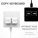 BTXETUEL Copy and Paste 2-Key Keyboard SAYO OSU Keypad Hotswap One Handed Mechanical Gaming Keyboard Cherry Switch RGB Backlit Mini USB Keypad for macros or Rhythm Games