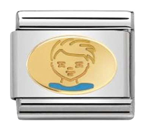 Nomination Ladies Bead Charms 030242/36 Silver, One Size, Silver, No Gemstone