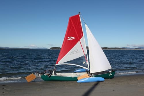 GIGACRAFT Miles Series Canoe Sailing Package (Square-Top Mainsail Package)