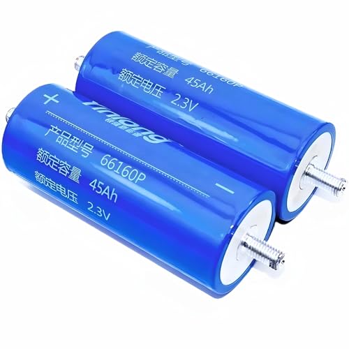 2.3V 45Ah 36pcs Yinlong LTO Cells 30000+ Deep Cycle Lithium Titanate Battery Rechargeable Cells,for Solar Systems, Backup Power, DIY,RV, Boat, Golf Cart, UPS, Lawn Mower