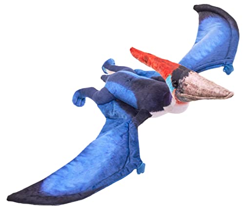 Wild Republic Artist Collection, Dinosaur Pteranodon, Gift for Kids, 15 inches, Plush Toy, Fill is Spun Recycled Water Bottles, Large