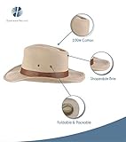 Dorfman Pacific Men's Twill Outback Hat,Bark,Medium