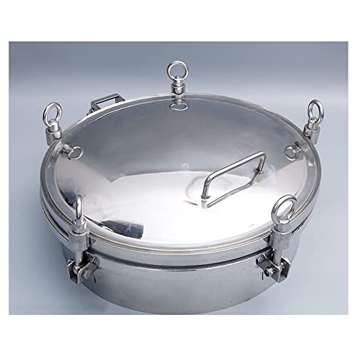 LXYLYX Manhole Covers, SS304 / SS316 Pressure Manhole Cover Round Pressure Observation High-Pressure(SS316,150)