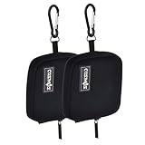 CM Pack of 2 Mini Pouch Case Bag Small Travel Storage Carrying Bag Compatible with MagSafe Power Adapter, Laptop Accessories Cables, Cords, USB Drives, Earphones