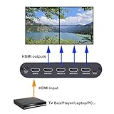 Video Wall Controller 2x2 4K UHD TV Wall Controller 1X2 2X1 1X3 3X1 1X4 4X1 Support 4K30 HDMI Input for max 4 TV Splicing Display