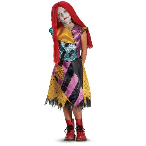 Disguise Disney Sally Nightmare Before Christmas Deluxe Girls' Costume, S (4-6x)