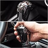 Axinda Car Center Console Shift Knob Cover Trim Compatible with Honda Civic 2022 2023 2024 2025, CRV HRV 2023 2024 2025, Accord 2018-2024 2025 Accessories,Decorative Cover,Crystal Shaped