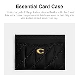 Coach Women's Essential Card CASE, Black, One Size