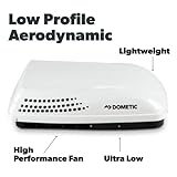 Dometic Penguin II Low Profile Rooftop Air Conditioner - AC with Heat Pump and Multi-Zone CCC II Control Board - 15k BTU/h Portable White Air Conditioner for RVs, Trailers, and Campers