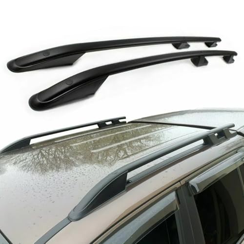 2Pcs Black Roof Rail Racks Side Rail Bars Fits for Mitsubishi L200 Triton 4Door 2016 2017 2018 2019 2020 2021 2022