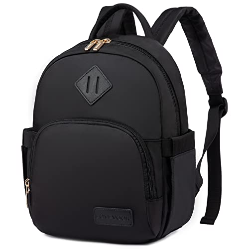 LOVEVOOK Mini Backpack Purse for Women, Small Fashion Backpack, Lightweight Cute Daypack for Travel Dating Black