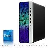 HP G3 Gaming Desktop PC, Intel Core i7 6th Gen, GT 1030 Graphics, 16GB RAM, 240GB SSD | 2TB HDD, RGB Keyboard Mouse, RGB Headphone, Webcam, New Dual MTG 24 inch Monitor Win 10 Pro (Renewed)