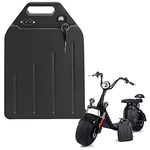 ZHIKAN (3-7 Day delivery) 60V Lithium-ion Battery li ion for Fat Tire Electric Scooter Two Wheel Electric Scooter Bicycle with BMS & Charger (60V 20AH)