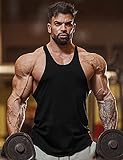 Babioboa Men's Tank Tops Stringer Bodybuilding Workout Gym Vest 3 Pack Quick Dry Training Y Back Athletic T-Shirts