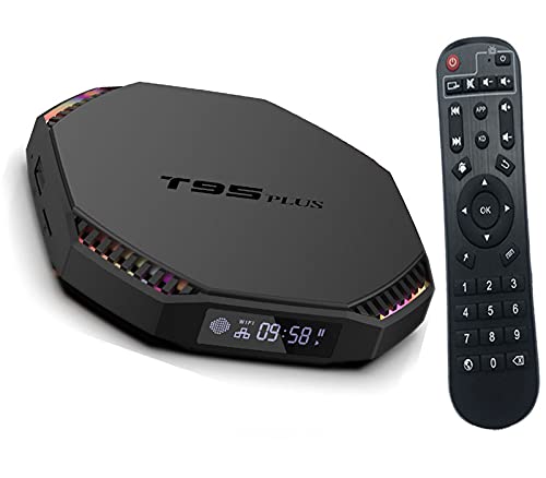 Android 11.0 TV Box 4GB RAM 64GB ROM T95Z Plus Smart TV Box RK3566 Quad-Core 8K/1000M LAN/1080P/USB 3.0/H.265/WIFI 2.4G/5G BT 4.1 Android TV Box Media Player
