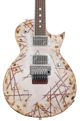 ESP E-II RZK-II Burnt Richard Z. Kruspe Signature Electric Guitar - Distressed and Burnt