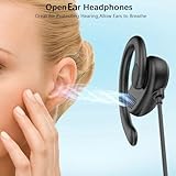 HGCXING Open Ear USB C Headphones for Samsung S25 S24 Ultra S23 FE,Over Ear Buds USB Type C Earphones Wired with Adjustable Ear Hooks for iPhone 16 15 Pro Max,USB-C Headset for iPad 10