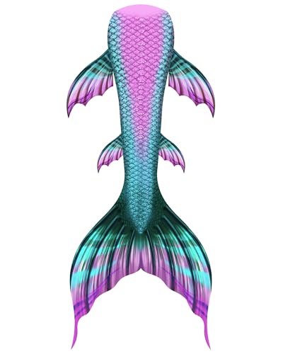 FOLOEO Mermaid Tails for Swimming, Mermaid Swimsuit Costume Set Bathing Suits for Adult & Teen Sizes（Monofin and Support Plate Not Inclued