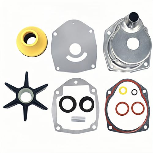 UanofCn 817275A5 Water Pump Impeller Kit for MerCruiser Alpha One Gen 2 Stern Drives and Mercury Mariner 200 225 250 HP Outboard Replace 817275Q05 Sierra 18-3147