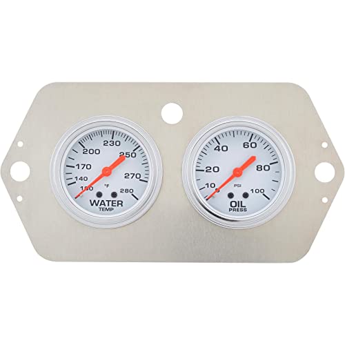 2-5/8 Inch Oil Pressure and Water Temp Gauge Set
