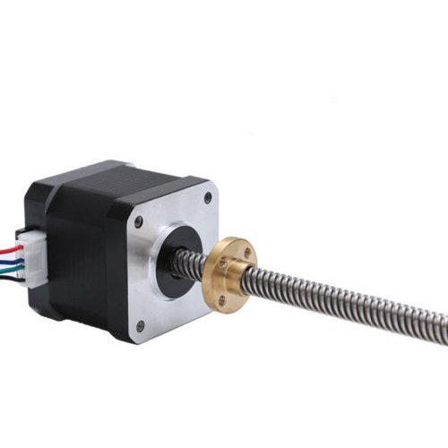 JoyNano Nema 17 Stepper Motor Integrated 300mm T8 Lead Screw Bipolar 1.7A 40N.cm Holding Torque 40mm Body for 3D Printer or CNC Machine